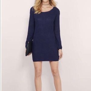 Tobi Navy sweater dress